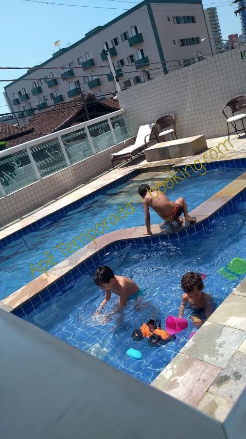 Ape Temporada Praia Grande Sp Completo Com Piscina, Churrasqueira, Estacionamento Bagian luar foto