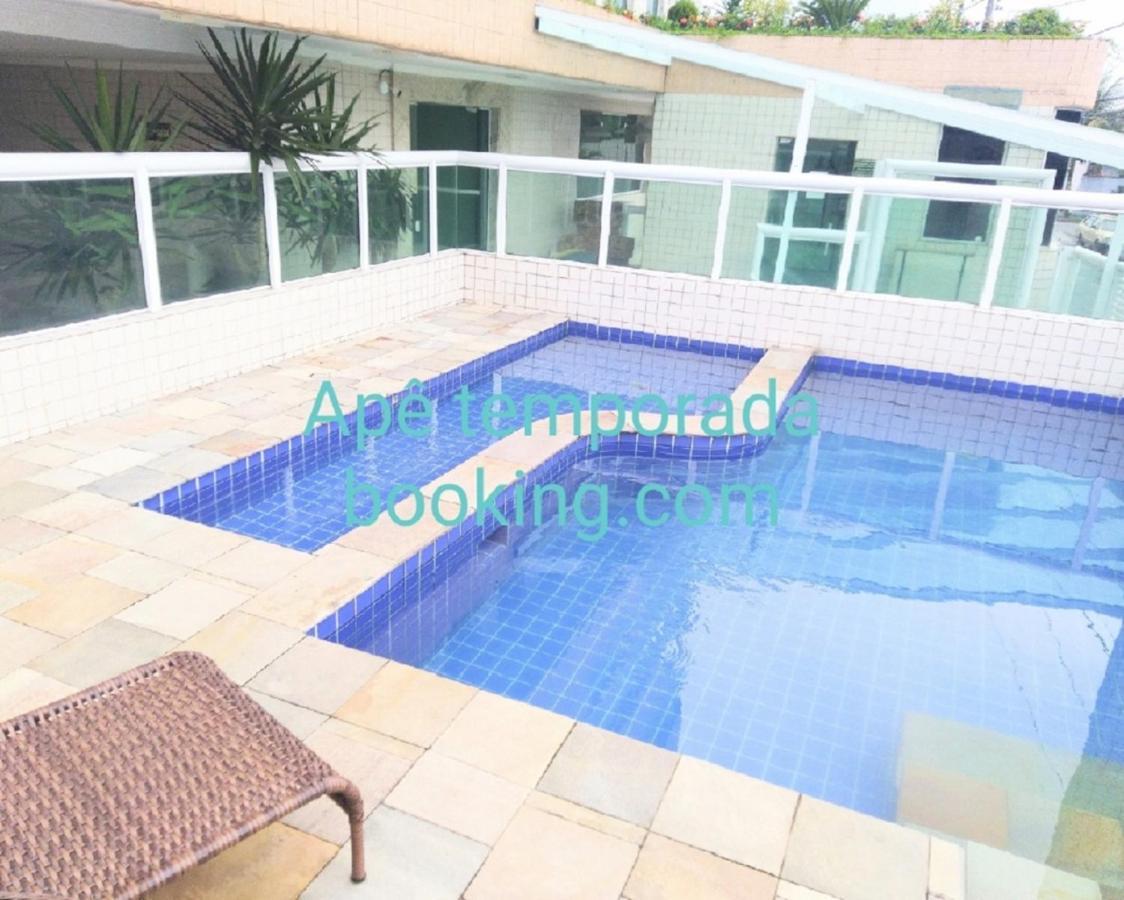 Ape Temporada Praia Grande Sp Completo Com Piscina, Churrasqueira, Estacionamento Bagian luar foto