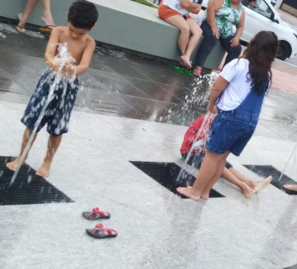 Ape Temporada Praia Grande Sp Completo Com Piscina, Churrasqueira, Estacionamento Bagian luar foto